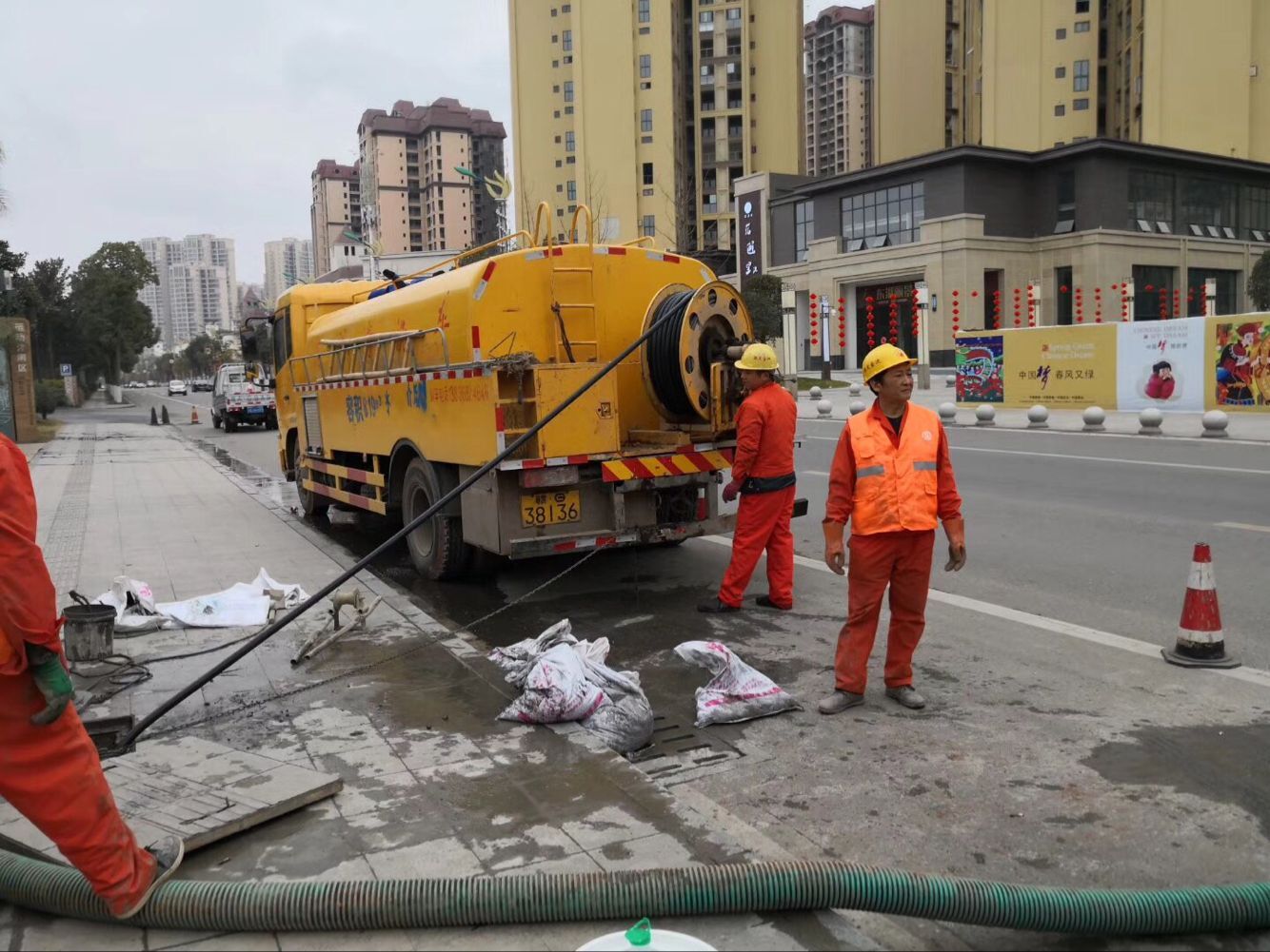 锦屏排污管道清淤-管道清洗